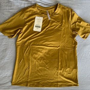 Fabletics moisture-wicking workout top.